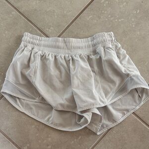 lululemon athletica Light Beige Athletic Running Shorts